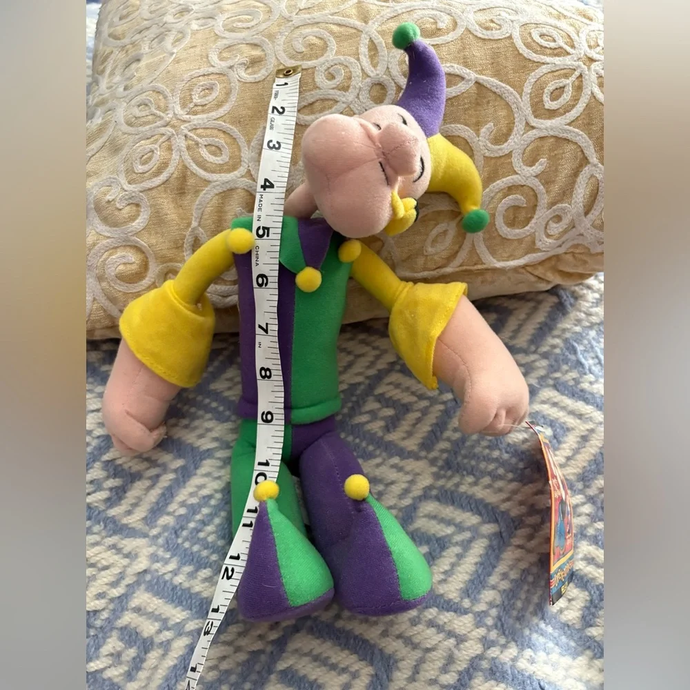 Popeye Plush Doll Jester 90s Mardi Gras Vintage